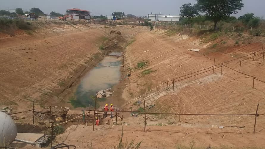 Rain Water Harvesting Pond
