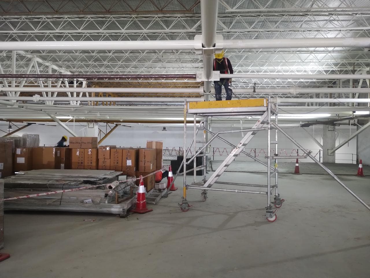 Structural Steel Strengthening & Tie Beam Works – Bosch IT Buildings Adugodi image 3